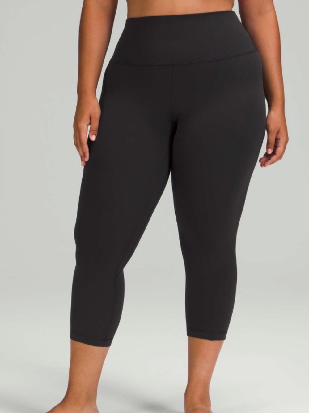 lululemon Align High-Rise Crop 21” Pant in Black